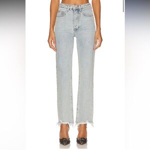 NEW Revolve Marilyn Denim Jean in Light Blue Wash superdown size 28